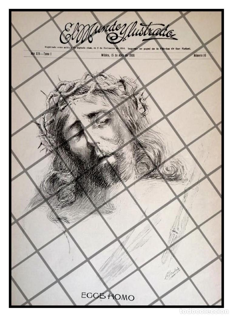 Sammeln von Plakaten: PORTADA ANTIGUA 1906 JESUS CRUCIFICADO / CARLOS ALCALDE