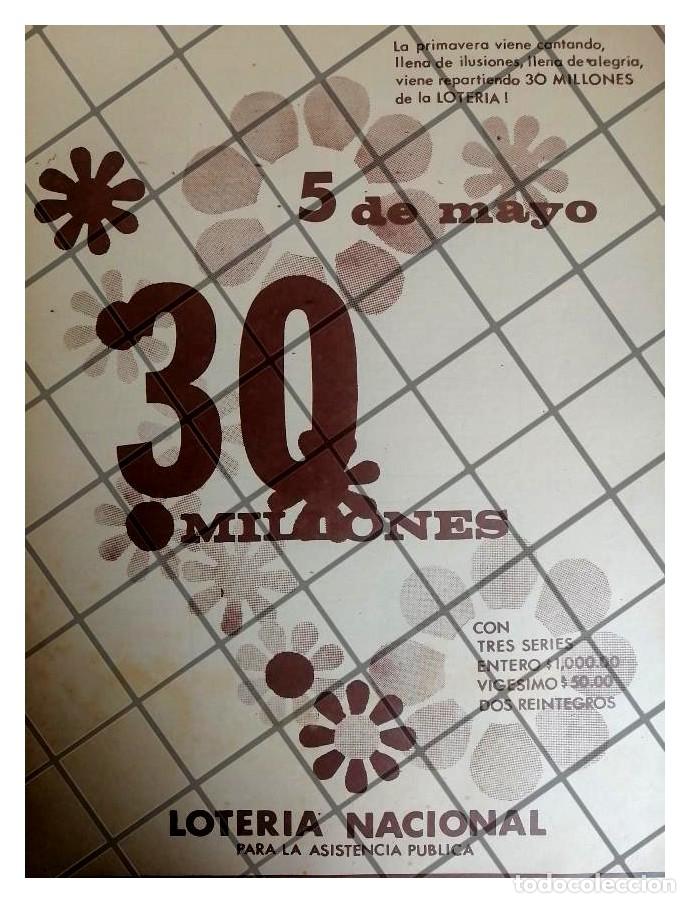 Sammeln von Plakaten: PUBLICIDAD RETRO LOTERIA NACIONAL 1962 216