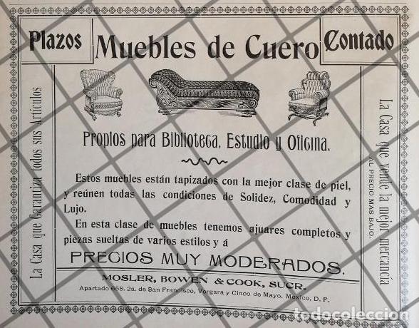 Sammeln von Plakaten: CARTEL PUBLICITARIO ANTIGUO TIENDA MOSLER BOWEN 1906 /5