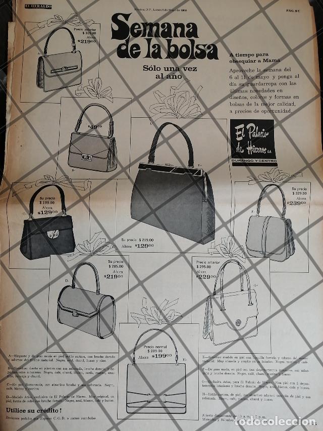 Sammeln von Plakaten: PUBLICIDAD ANTIGUA EL PALACIO DE HIERRO 1968 /126 POSTER