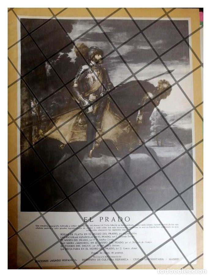 Sammeln von Plakaten: AFICHE PUBLICITARIO ANTIGUO MUSEO DEL PRADO 1953