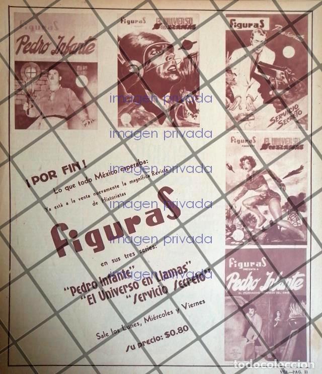 Sammeln von Plakaten: CARTEL PUBLICITARIO RETRO LANZAN REVISTA PEDRO INFANTE /N9