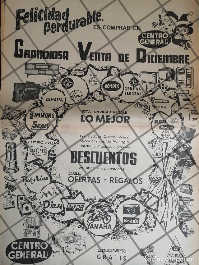 Sammeln von Plakaten: PUBLICIDAD RETRO. TIENDA CENTRO GENERAL S.A. 1969. PUEBLA