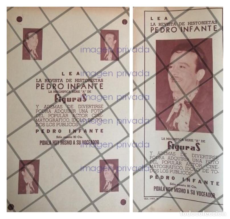 Sammeln von Plakaten: CARTEL PUBLICITARIO RETRO LANZAN REVISTA PEDRO INFANTE /N10