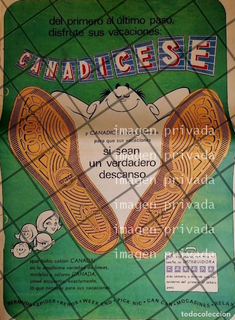 Poster collecting: PUBLICIDAD RETRO. ZAPATERIAS CANADA M1969 T. POSTER RV
