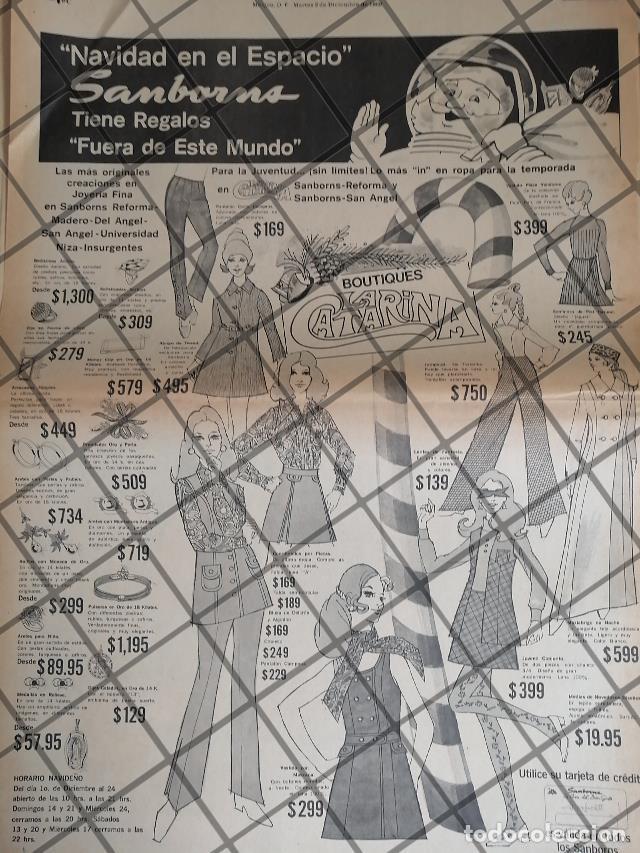 Poster collecting: CARTEL DE PUBLICIDAD RETRO TIENDA SANBORNS 1969 T. POSTER