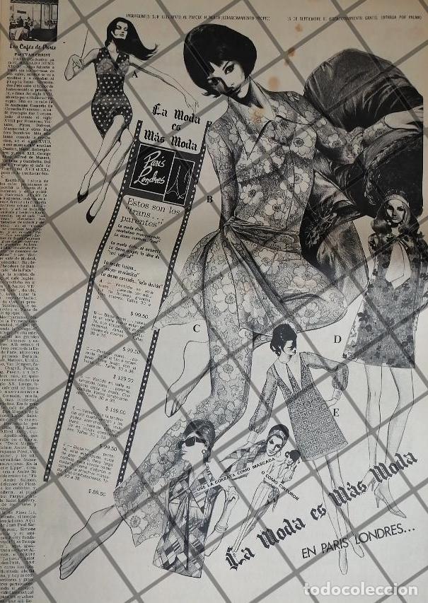 Collectionnisme d'affiches: PUBLICIDAD RETRO. TIENDA PARIS LONDRES 1969 T. POSTER