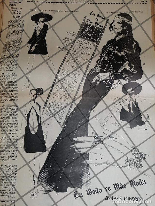 Collectionnisme d'affiches: PUBLICIDAD RETRO. TIENDA PARIS LONDRES 1969 T. POSTER /4