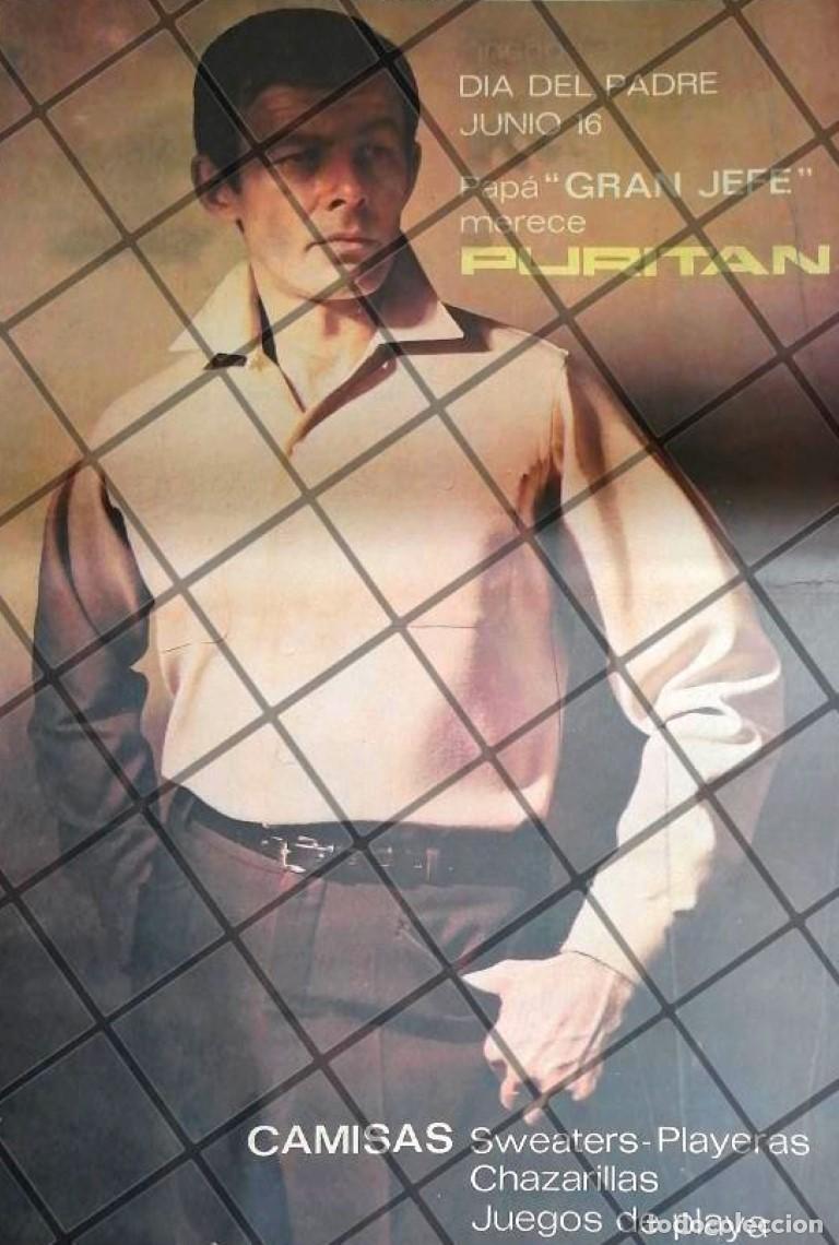 Collectionnisme d'affiches: CARTEL DE PUBLICIDAD RETRO. CAMISAS PURITAN 68 TAM POSTER