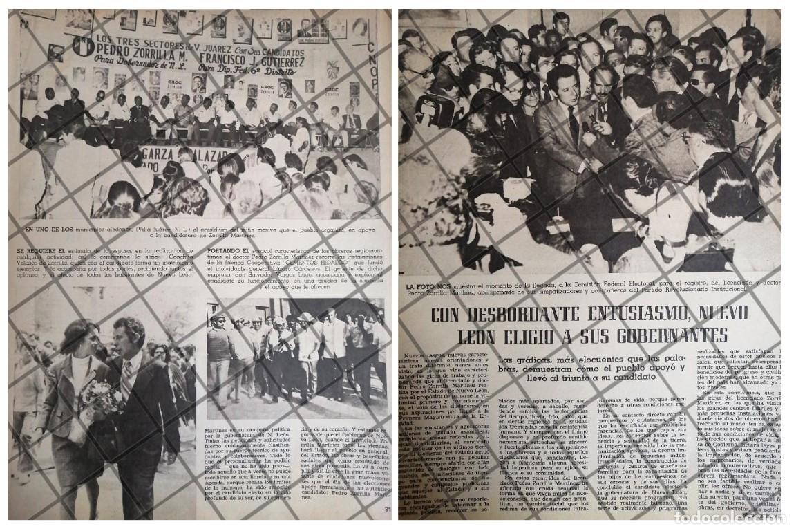 Collectionnisme d'affiches: AFICHE ANTIGUO PEDRO ZORRILLA MARTINEZ ELECTO N.L 1973