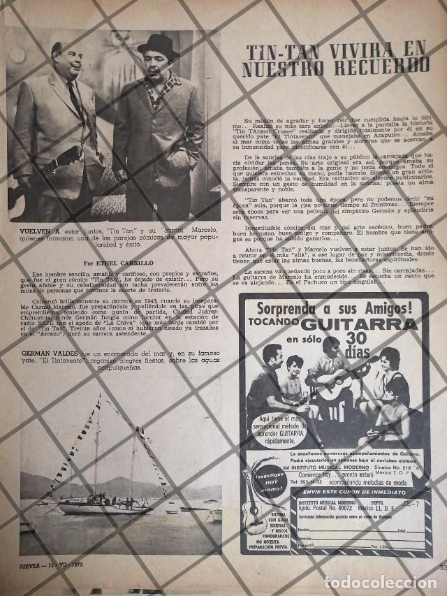 Collectionnisme d'affiches: AFICHE ANTIGUO MUERE GERMAN VALDEZ TIN TAN 1973