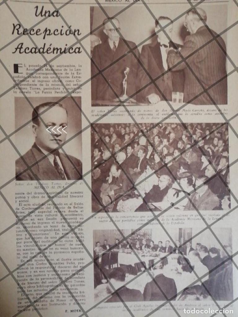 Collectionnisme d'affiches: AFICHE ANTIGUO PERIODISTA TEODORO TORRES INGRESA R.A.E 1941