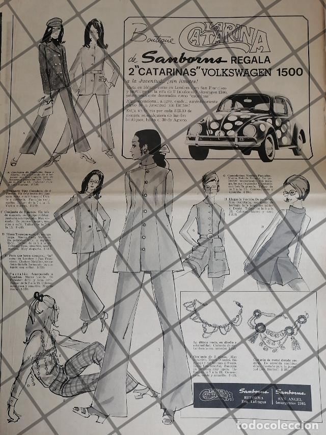 Collectionnisme d'affiches: PUBLICIDAD RETRO BOUTIQUE LA CATARINA, SANBORNS 1969