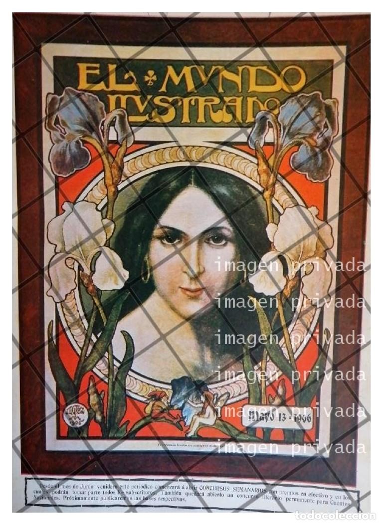 Coleccionismo de carteles: PORTADA ANTIGUA ARTISTICA 1906 DE JOSEPH L. GROSSE