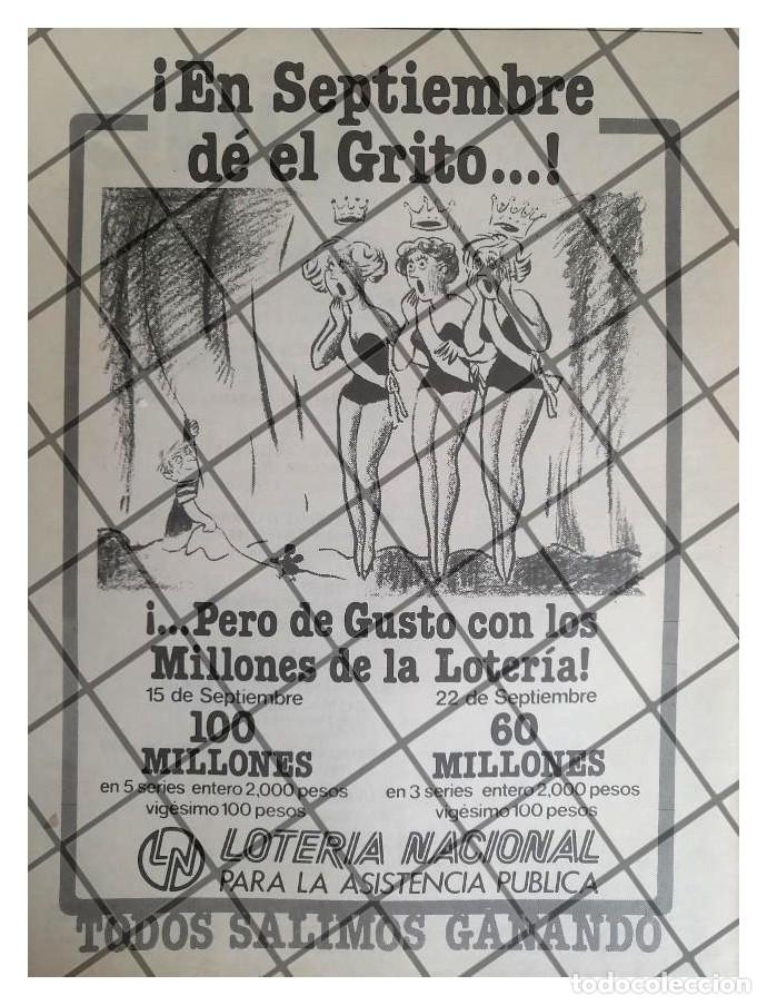 Coleccionismo de carteles: AFICHE PUBLICITARIO ANTIGUO LOTERIA NACIONAL 1979 227