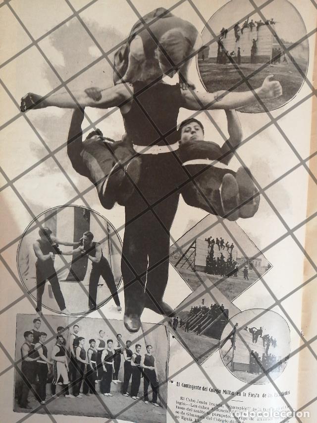 Collectionnisme d'affiches: AFICHE ANTIGUO CADETES EN EJERCICIOS, COLEGIO MILITAR 1906