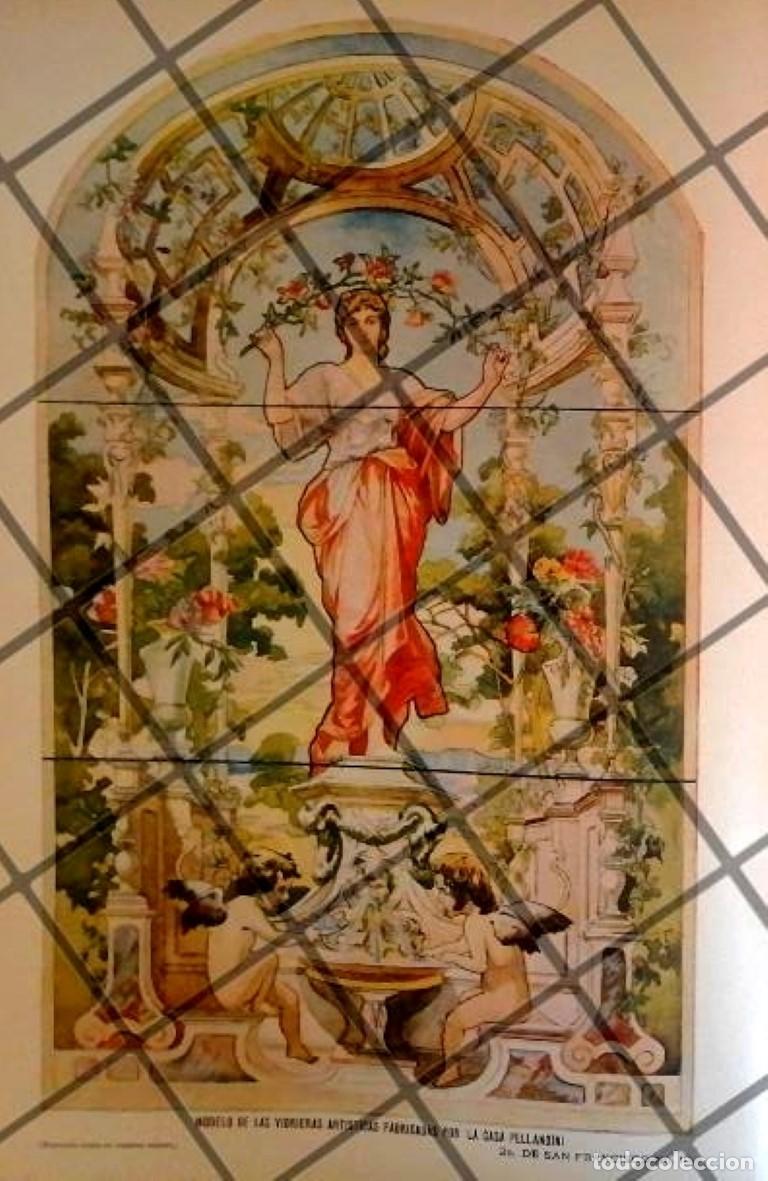 Collectionnisme d'affiches: PUBLICIDAD ANTIGUA TIENDA CASA CLAUDIO PELLANDINI 1906 36