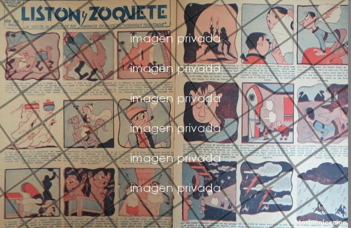 Collectionnisme d'affiches: TIRA COMICA ANTIGUA. LISTON Y SOQUETE 1944 DIB. DEL GALLO -3