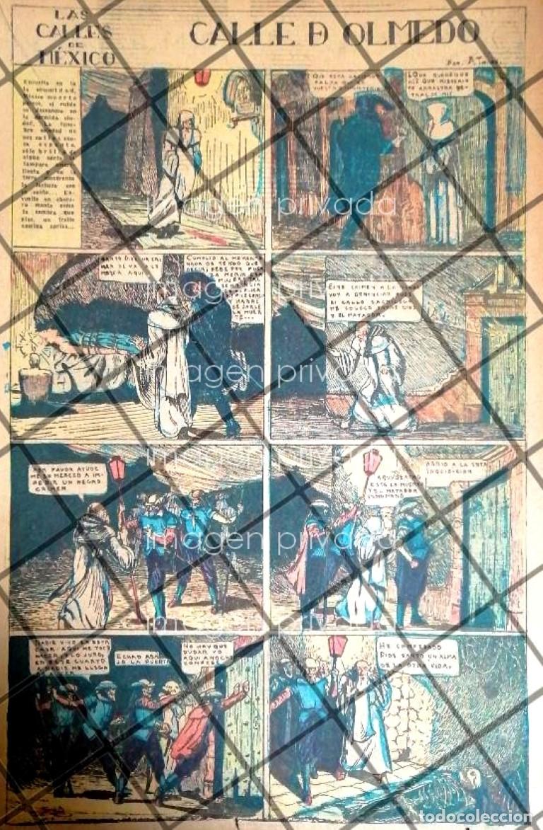 Collectionnisme d'affiches: TIRA COMICA ANTIGUA. LAS CALLES DE MEXICO. 1934 ALFONSO TIRADO
