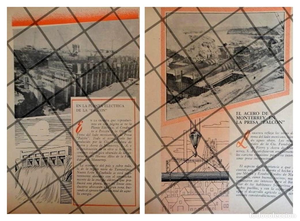 Collectionnisme d'affiches: AFICHES ANTIGUOS CONSTRUCCION DE LA PRESA FALCON 1955