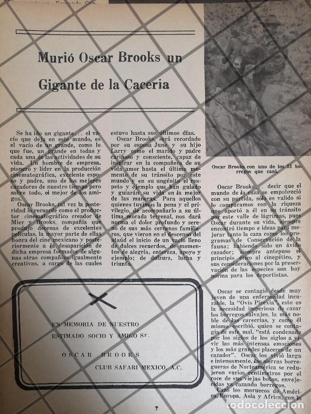 Collectionnisme d'affiches: AFICHE RETRO MUERE EL CAZADOR OSCAR BROOKS 1980s