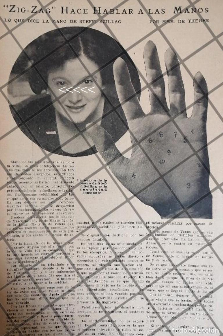 Collectionnisme d'affiches: AFICHE RETRO MADAME DE THEBES LEE MANO A STEFFI SCILLAG 1920