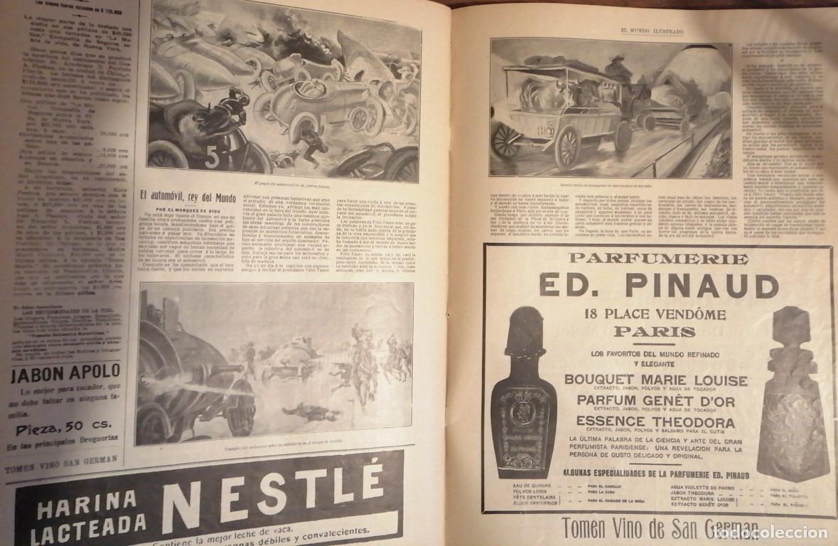 Collectionnisme d'affiches: AFICHE ANTIGUO SOBRE LOS AUTOMOVILES EN 1906