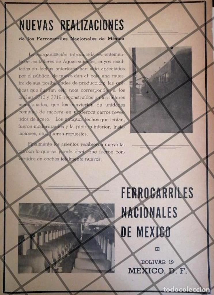 Collectionnisme d'affiches: AFICHE RETRO FERROCARRILES NACIONALES 1956 /N41