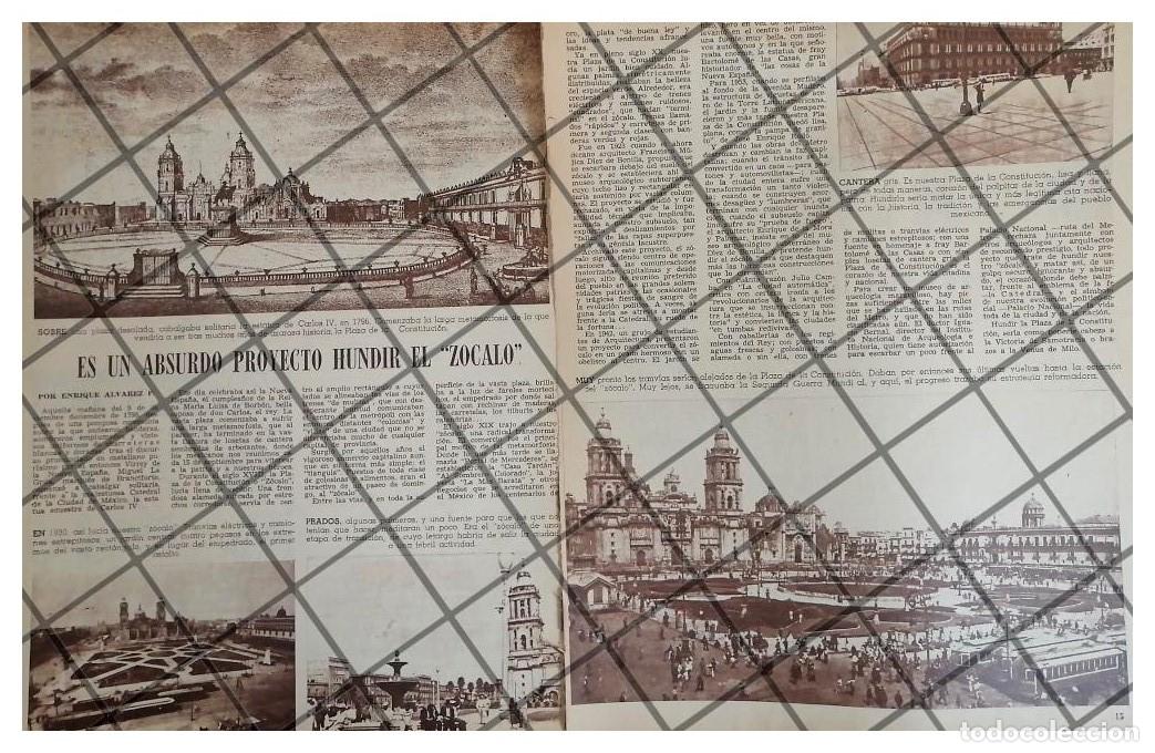 Collectionnisme d'affiches: AFICHE RETRO. EL PROYECTO DE HUNDIR EL ZOCALO DEL D.F 1969