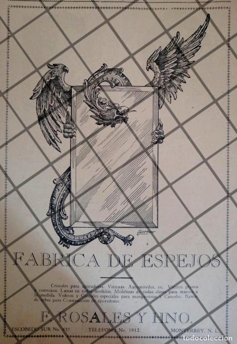Collectionnisme d'affiches: AFICHE ANTIGUO ESPEJOS FRANCISCO ROSALES Y HNO. 1929