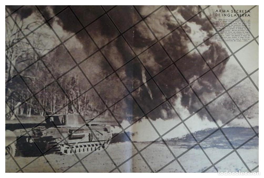 Collectionnisme d'affiches: AFICHE RETRO LOS PRIMEROS TANQUES NO TRIPULADOS 1944