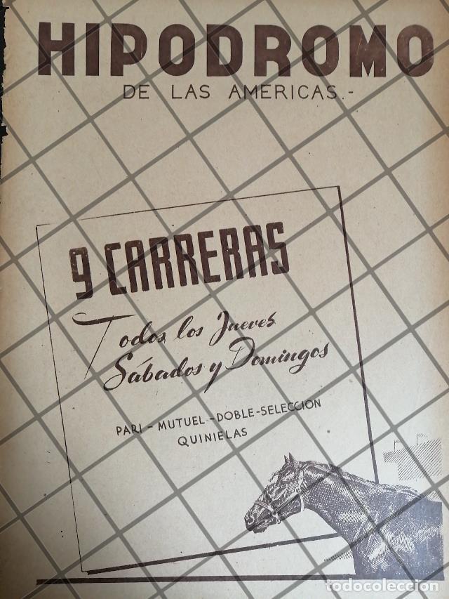 Collectionnisme d'affiches: AFICHE RETRO HIPODROMO DE LAS AMERICAS 1940 /21