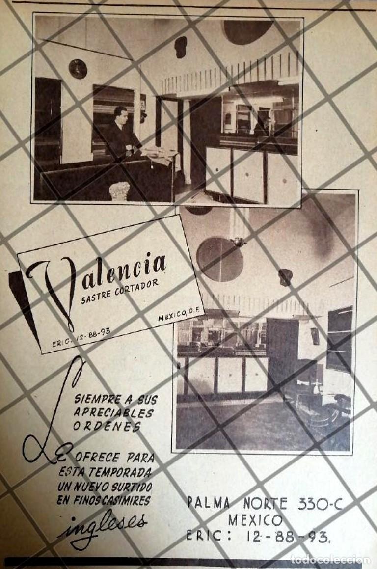 Collectionnisme d'affiches: AFICHE RETRO SASTRERIA VALENCIA 1940 /RARO