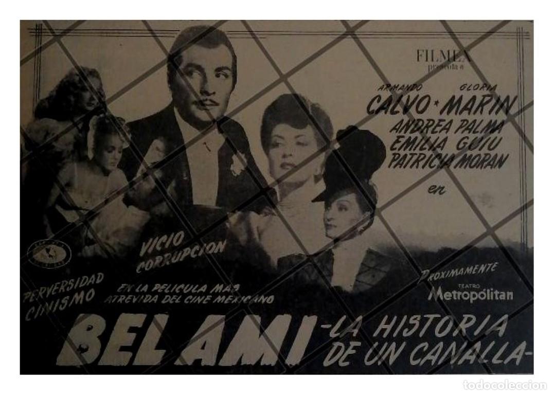 Collectionnisme d'affiches: PUBLICIDAD RETRO PELICULA BEL AMI 1947. GLORIA MARIN /4