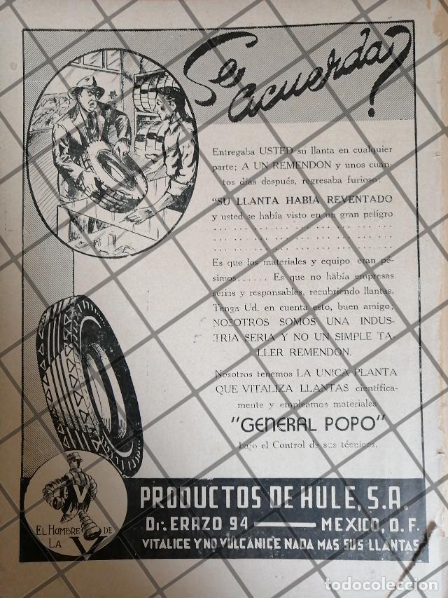 Collectionnisme d'affiches: AFICHE PUBLICITARIO ANTIGUO LLANTAS GENERAL POPO 1945 14