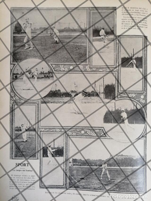 Collectionnisme d'affiches: AFICHE ANTIGUO COPA WOODROW DE CRICKET. CLUB REFORMA 1911