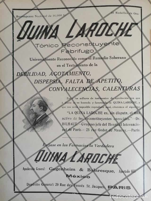 Collectionnisme d'affiches: CARTEL ANTIGUO QUINA LAROCHE Y MARCEAU BILHAUT 1911