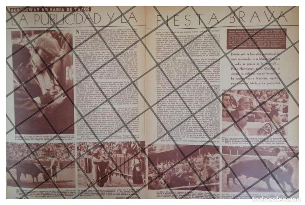 Collectionnisme d'affiches: AFICHE RETRO ERNEST HEMINGWAY POLEMICA CONTRA MANOLETE