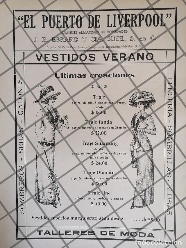 Sammeln von Plakaten: CARTEL ANTIGUO TIENDA LIVERPOOL 1911 -103