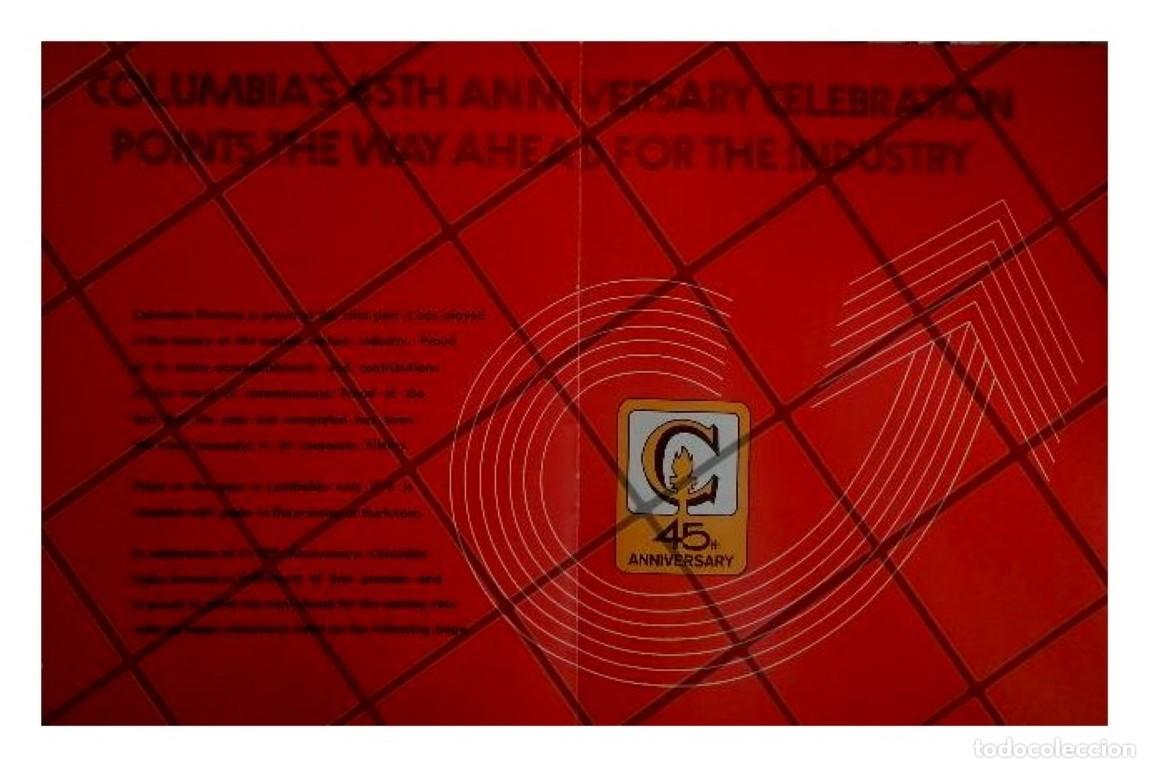 Sammeln von Plakaten: AFICHE RETRO 45 ANIVERSARIO DE COLUMBIA PICTURES 1969