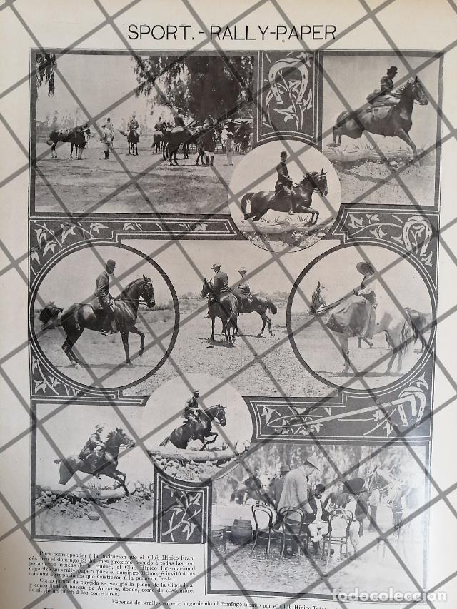 Sammeln von Plakaten: AFICHE ANTIGUO COMPETENCIA CLUB HIPICO FRANCES 1911