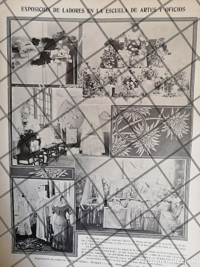 Sammeln von Plakaten: AFICHE ANTIGUO EXPOSICION ESCUELA DE ARTES Y OFICIOS 1911