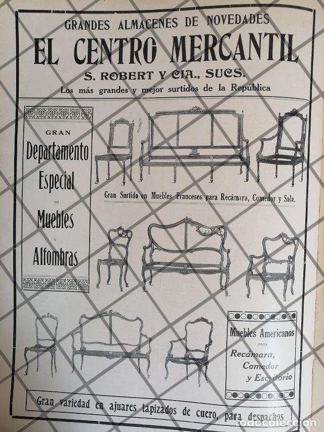 Sammeln von Plakaten: CARTEL PUBLICITARIO RETRO TIENDA CENTRO MERCANTIL 1911 -41