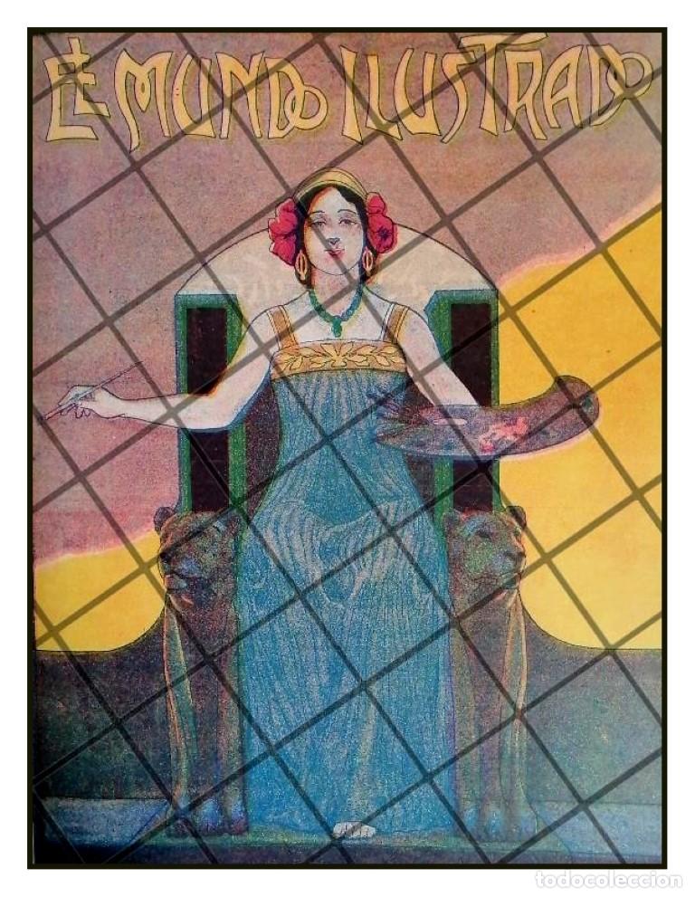 Sammeln von Plakaten: PORTADA ANTIGUA ARTISTICA 1911 MUSA DEL ARTE