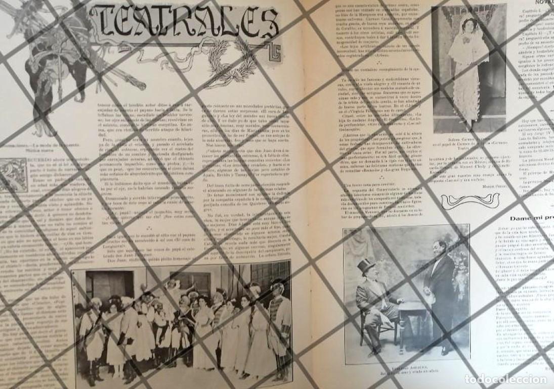 Sammeln von Plakaten: AFICHE ANTIGUO ACTORES JUAN BALAGUER Y CARMEN SEGARRA 1911