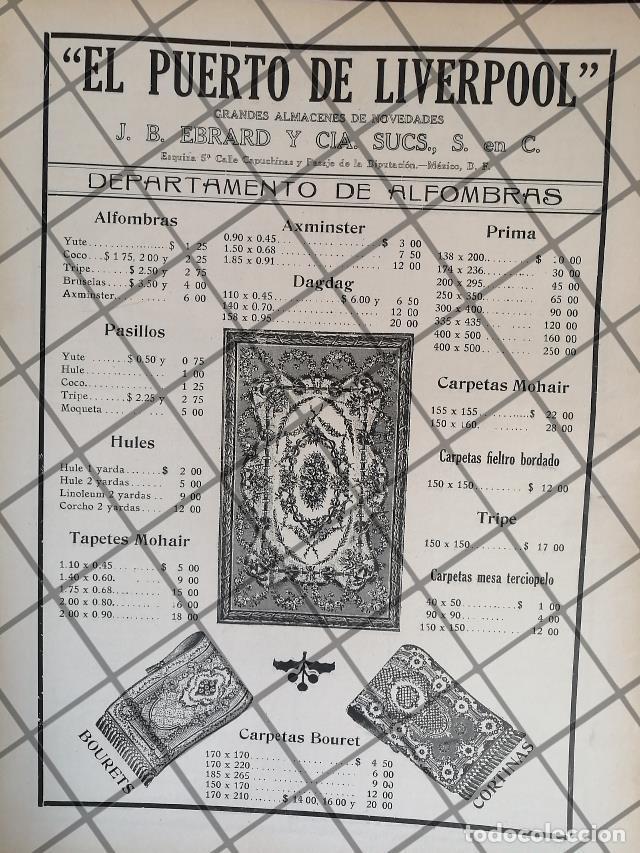 Poster collecting: CARTEL ANTIGUO TIENDA LIVERPOOL 1911 -104