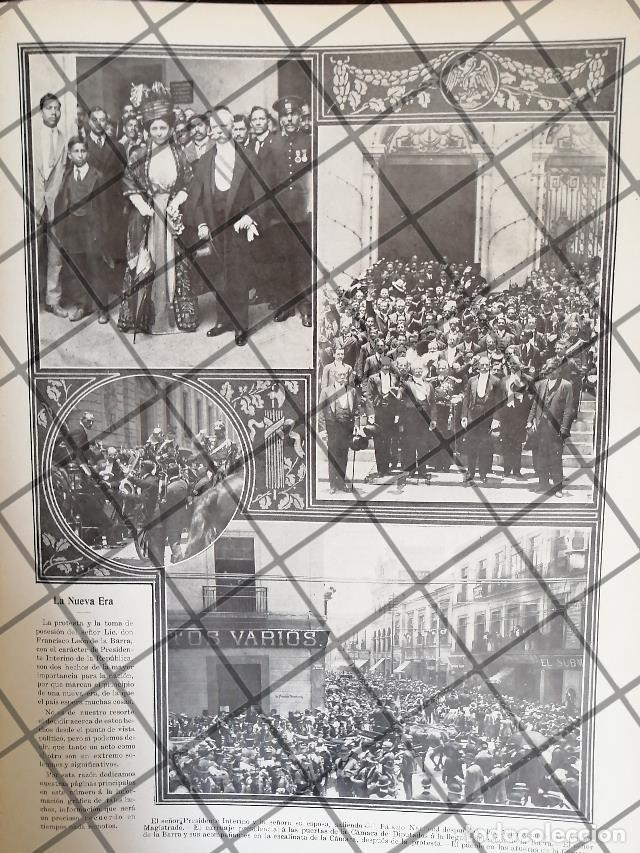 Poster collecting: AFICHE ANTIGUO. LEON DE LA BARRA TOMA POSESION 1911 /3