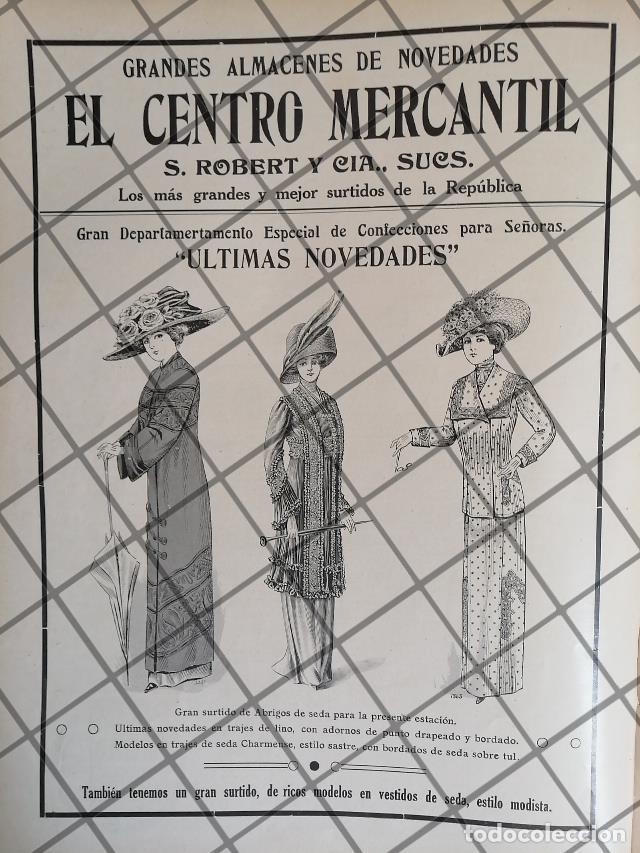 Poster collecting: CARTEL PUBLICITARIO RETRO TIENDA CENTRO MERCANTIL 1911 -42