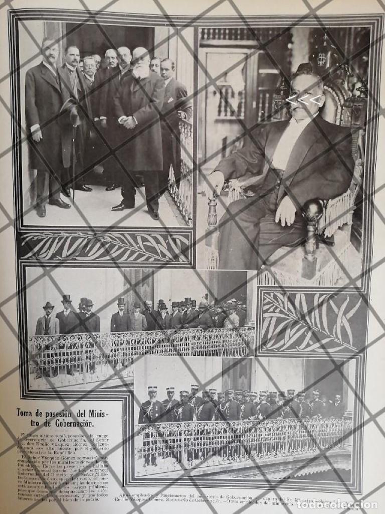 Poster collecting: AFICHE ANTIGUO. EMILIO VAZQUEZ GOMEZ TOMA POSESION 1911