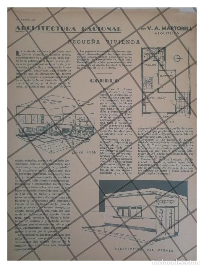 Collectionnisme d'affiches: AFICHE RETRO PLANOS DEL ARQUITECTO VICTOR A. MARTORELL /4